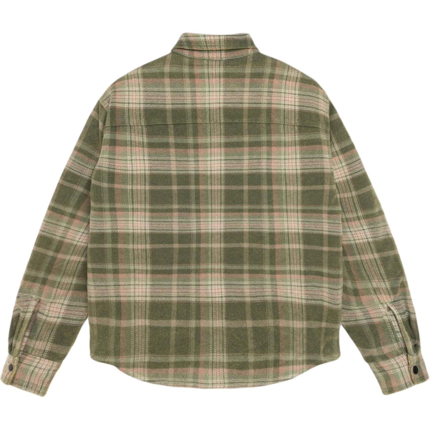 Stüssy Stussy 2024 Fall Heavy Washed Plaid Shirt Vintage Logo Long Sleeve Unisex 1110339 圖 11