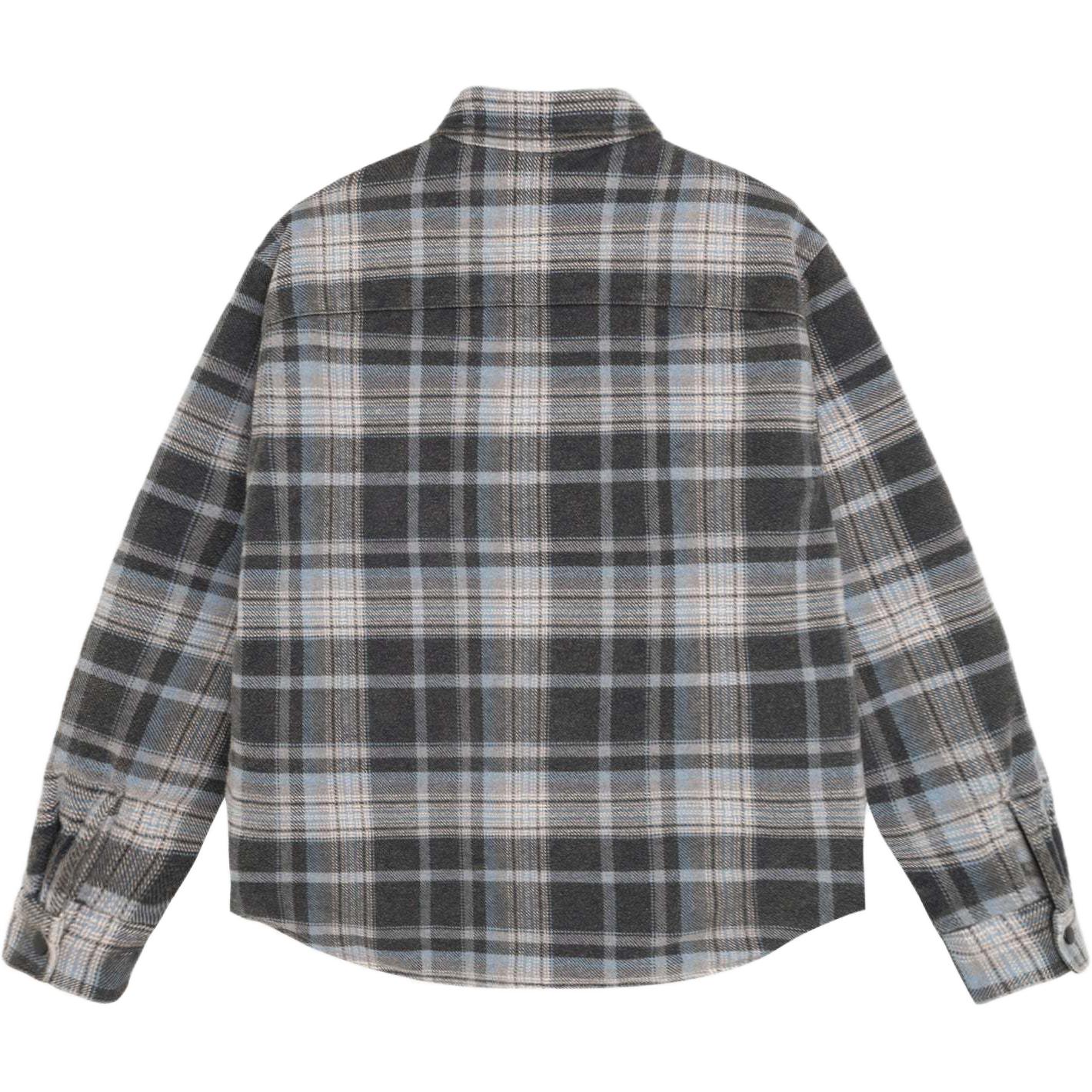Stüssy Stussy 2024 Fall Heavy Washed Plaid Shirt Vintage Logo Long Sleeve Unisex 1110339 圖 3