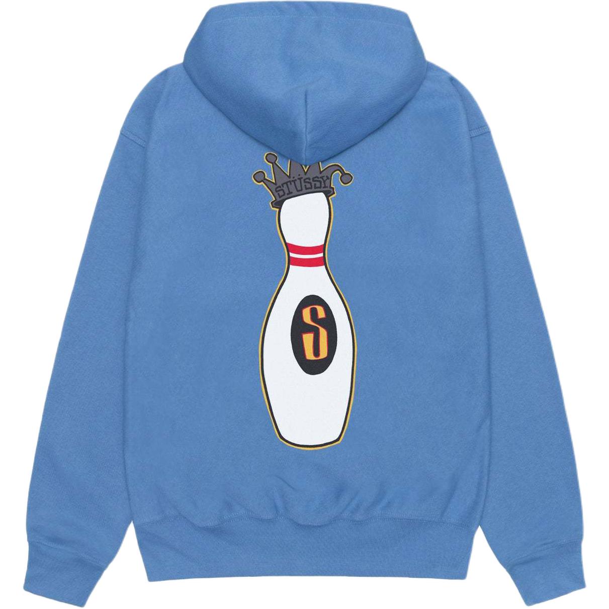 Stüssy Stussy 2024 Fall KINGPIN Zip Hoodie Bowling Print Retro Unisex Fleece Sweatshirt. 1975037 圖 11