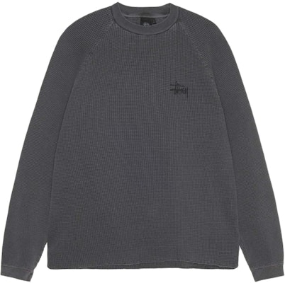 Stüssy Stussy 2024 Fall Logo Raglan Waffle Long Sleeve Vintage Unisex T-Shirt. 1140356 Lookbook Stüssy Stussy 2024 Fall Logo Raglan Waffle Long Sleeve Vintage Unisex T-Shirt. 1140356
