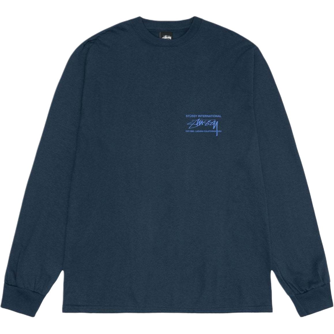 Stüssy Stussy 2024 Fall Smooth International LS Tee Retro Unisex Long Sleeve Shirt. 1995039 圖 3