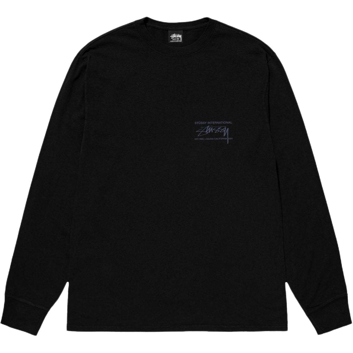 Stüssy Stussy 2024 Fall Smooth International LS Tee Retro Unisex Long Sleeve Shirt. 1995039 圖 5