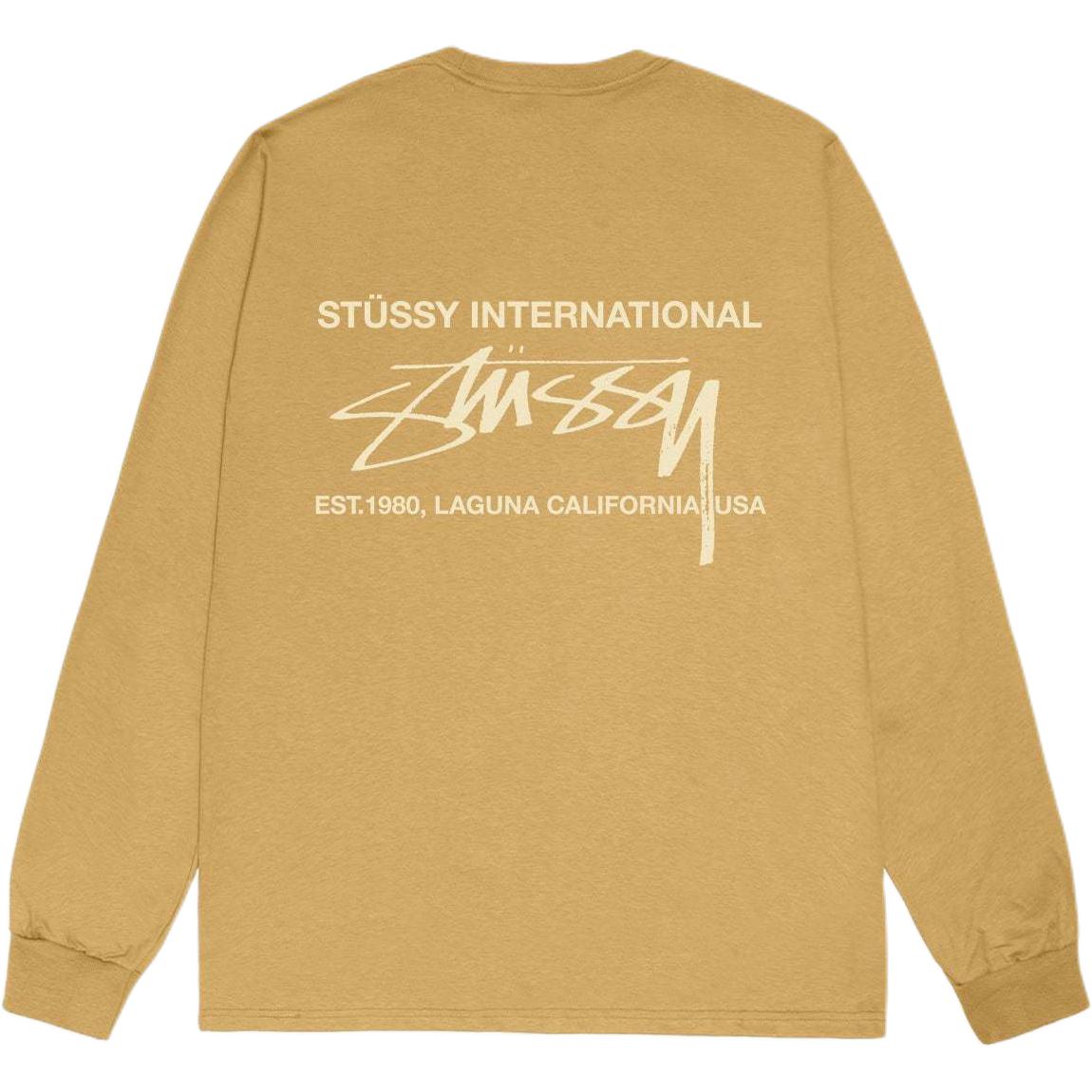 Stüssy Stussy 2024 Fall Smooth International LS Tee Retro Unisex Long Sleeve Shirt. 1995039 圖 6