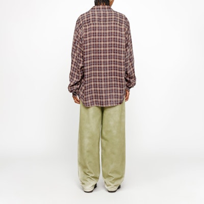 Stüssy Stussy 2024 夏季 Matthew 格紋復古寬鬆版印花襯衫 男女同款 1110328 Purchase Stüssy Stussy 2024 夏季 Matthew 格紋復古寬鬆版印花襯衫 男女同款 1110328