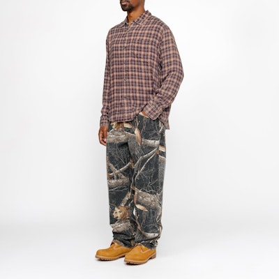 Stüssy Stussy 2024 夏季 Matthew 格紋復古寬鬆版印花襯衫 男女同款 1110328 Details for Stüssy Stussy 2024 夏季 Matthew 格紋復古寬鬆版印花襯衫 男女同款 1110328