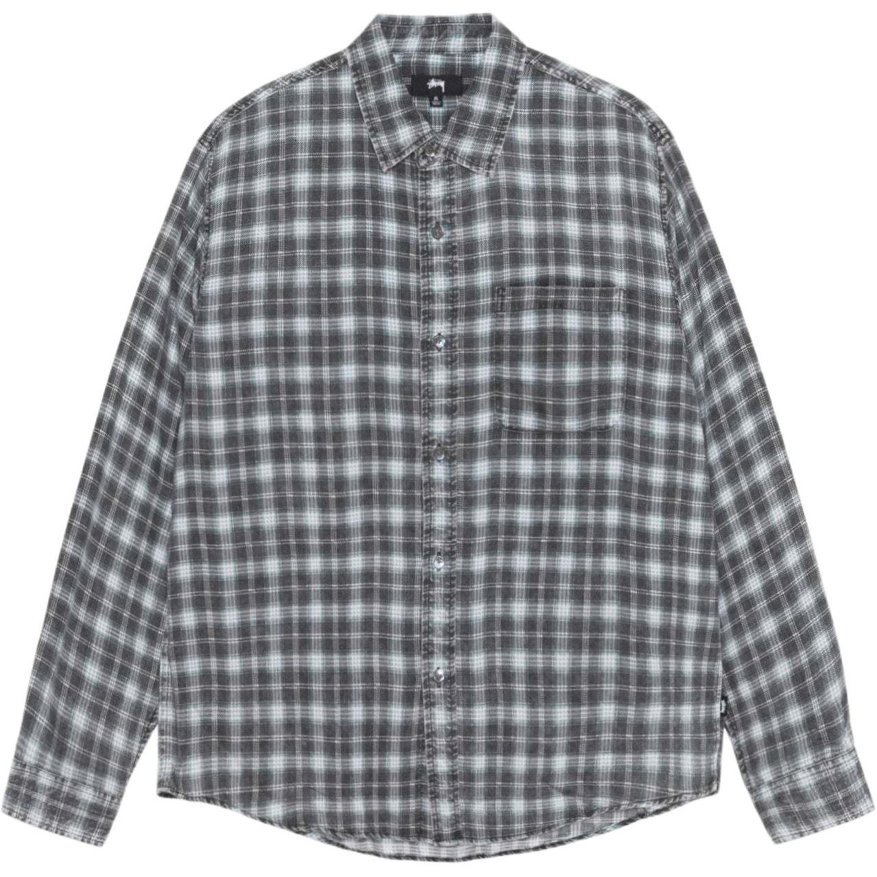 Sizing ステューシー 2024 夏 マシュー プリント チェック ルーズフィット レトロシャツ ユニセックス. 1110328