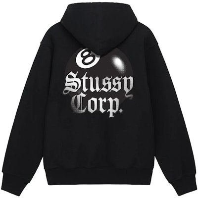 Stüssy 8 Ball Corp 黑色帽T 復古圖案 男女休閒街頭風潮服裝 1924868 Buy Stüssy 8 Ball Corp 黑色帽T 復古圖案 男女休閒街頭風潮服裝 1924868