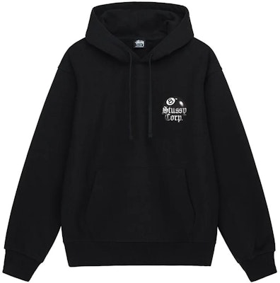 Stüssy 8 Ball Corp 黑色帽T 復古圖案 男女休閒街頭風潮服裝 1924868 Purchase Stüssy 8 Ball Corp 黑色帽T 復古圖案 男女休閒街頭風潮服裝 1924868