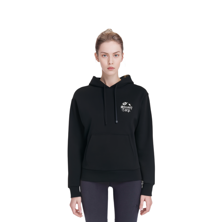 Cheap Stüssy 8 Ball Corp 黑色帽T 復古圖案 男女休閒街頭風潮服裝 1924868