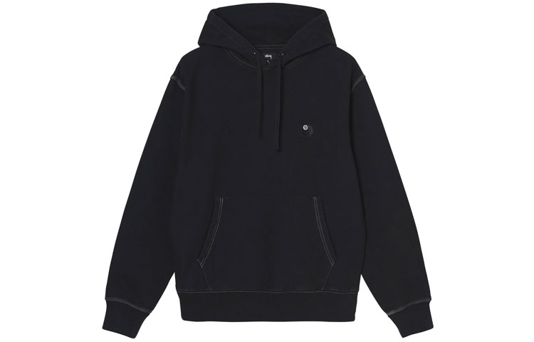 Stüssy Stussy 8 Ball Embroidered Hoodie Black Vintage Unisex Pullover. 118457 圖 12
