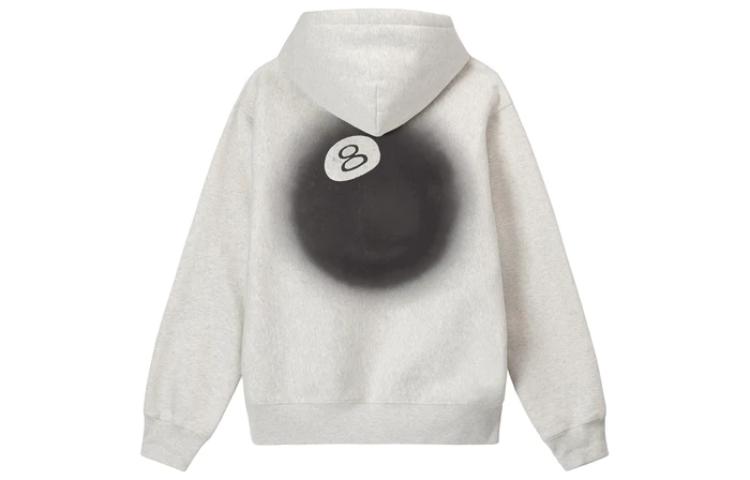 Stüssy Stussy 8 Ball Fade Hoodie FW22 Black Vintage Oversized Unisex Fleece Sweatshirt 1924846