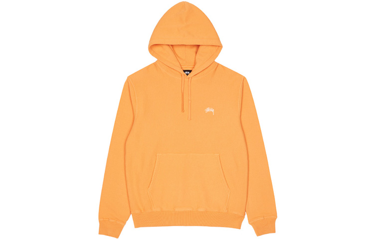 Stüssy Stussy  Fleece-Lined Retro Hoodie with Letter Embroidery and Kangaroo Pocket. 118311 圖 4