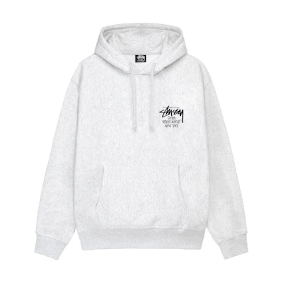 Stüssy Stussy Letter Print Long-Sleeve Drawstring Hoodie. 3923628