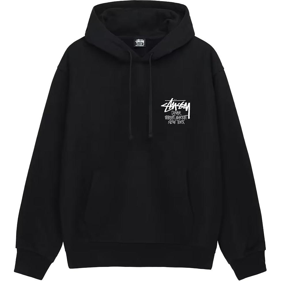 Stüssy Stussy  Letter Print Long-Sleeve Drawstring Hoodie. 3923628 圖 2