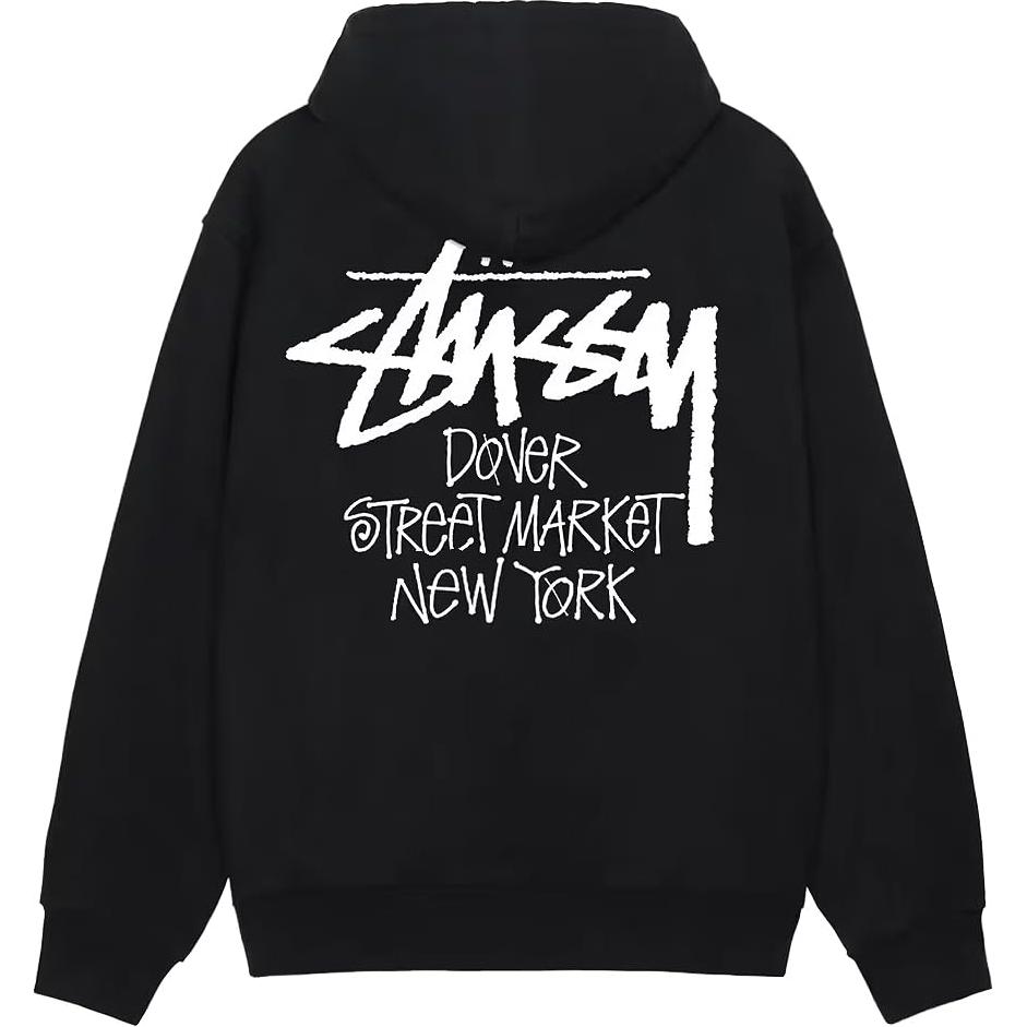 Stüssy Stussy  Letter Print Long-Sleeve Drawstring Hoodie. 3923628 圖 3