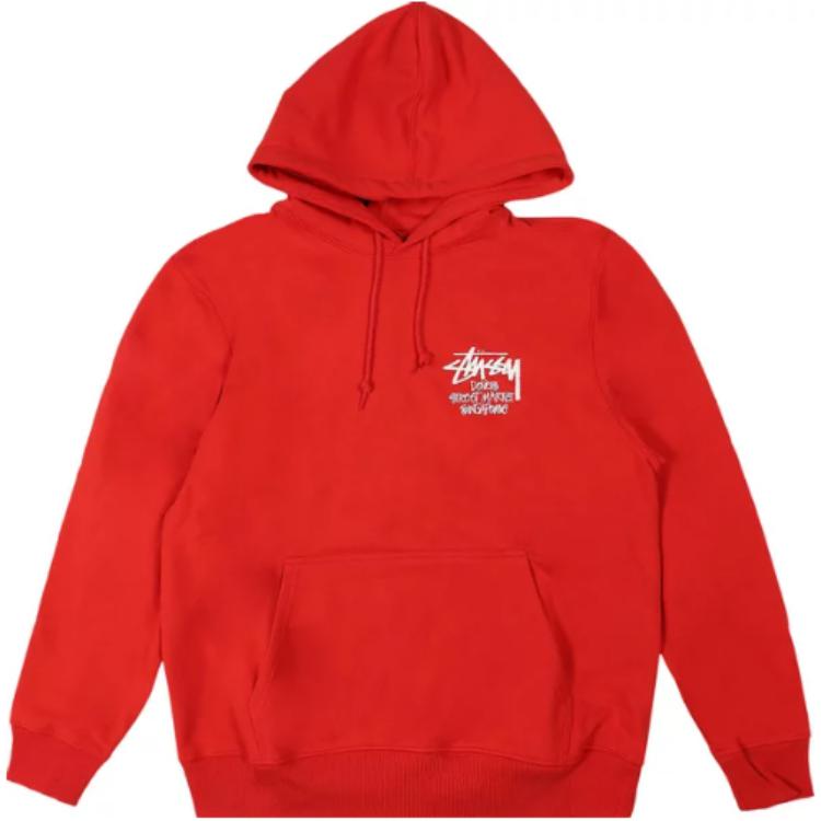 Stüssy Stussy  Letter Print Long-Sleeve Drawstring Hoodie. 3923628 圖 8