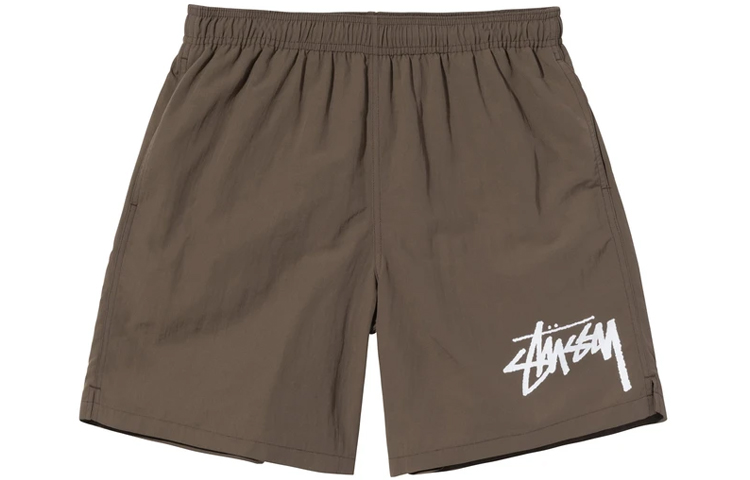 Sizing Stüssy Stussy Pantalones Cortos Logo Vintage Ajuste Suelto Estilo Retro Casual. 113142