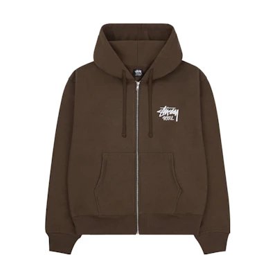 Stüssy Stussy Oversized Letter Print Zip Hoodie Vintage Style Sweatshirt. 3973727