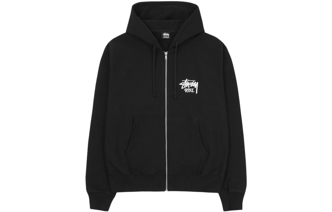 Stüssy Stussy  Oversized Letter Print Zip Hoodie Vintage Style Sweatshirt. 3973727 圖 4