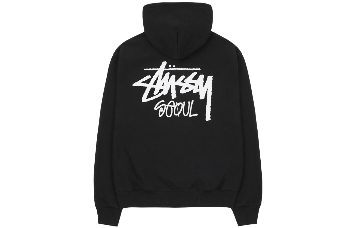 Stüssy Stussy  Oversized Letter Print Zip Hoodie Vintage Style Sweatshirt. 3973727 圖 5