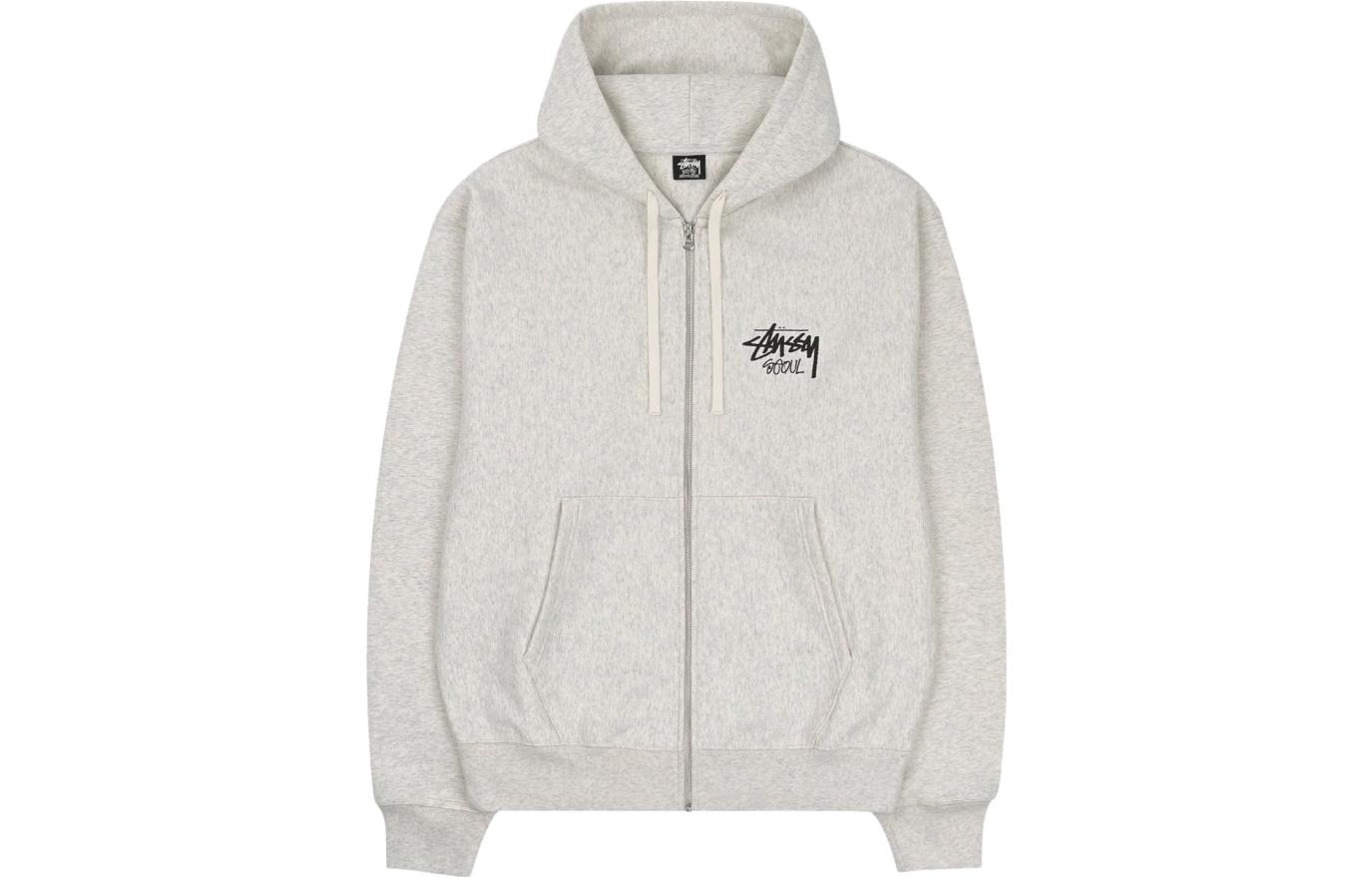 Stüssy Stussy  Oversized Letter Print Zip Hoodie Vintage Style Sweatshirt. 3973727 圖 6