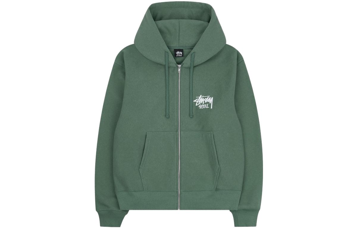Stüssy Stussy  Oversized Letter Print Zip Hoodie Vintage Style Sweatshirt. 3973727 圖 8