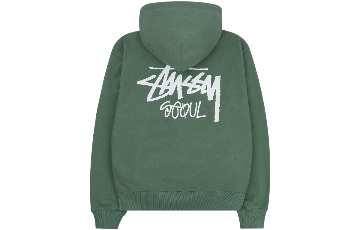 Stüssy Stussy  Oversized Letter Print Zip Hoodie Vintage Style Sweatshirt. 3973727 圖 9