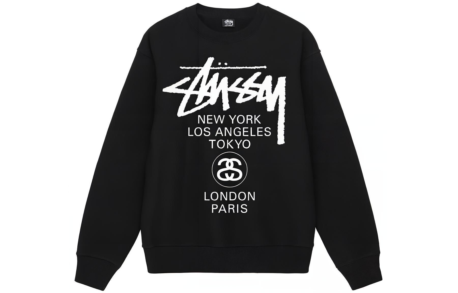 Stüssy Stussy  Pullover Crewneck Graphic Letter Vintage Sweatshirt. 3913713