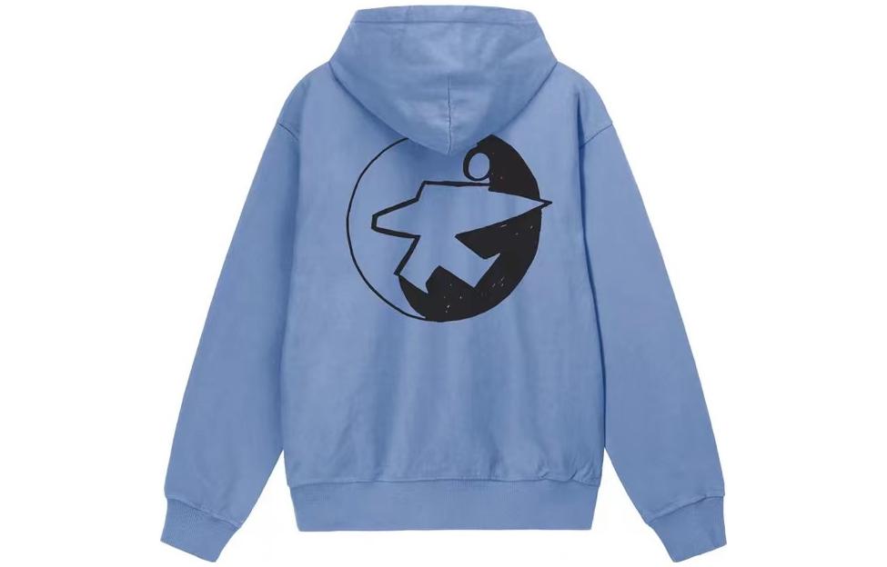 Stüssy Stussy  Retro Hoodie with Back Graphic Print. 3923786