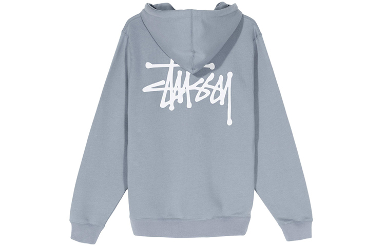 Stüssy Stussy  Retro Logo Print Fleece Hoodie - Simple American Style. 1924500 圖 4