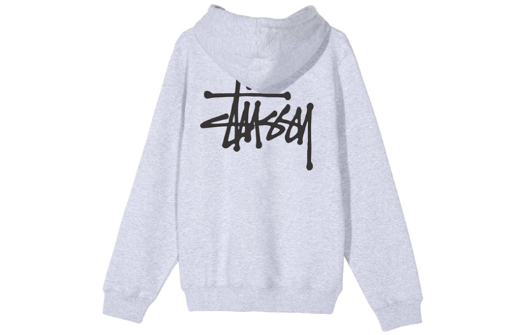 Stüssy Stussy  Retro Logo Print Fleece Hoodie - Simple American Style. 1924500 圖 6