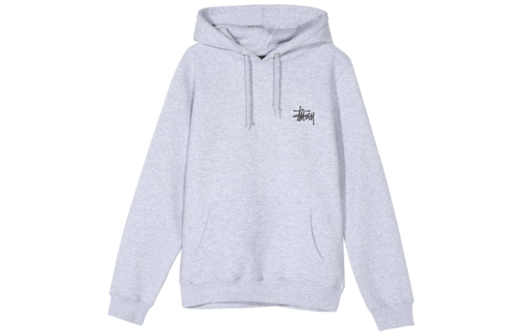 Stüssy Stussy  Retro Logo Print Fleece Hoodie - Simple American Style. 1924500 圖 7