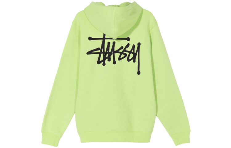 Stüssy Stussy  Retro Logo Print Fleece Hoodie - Simple American Style. 1924500 圖 10