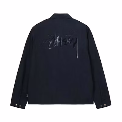 Stüssy Stussy Solid Color Long Sleeve Vintage Button-Up Collared Shirt. 1110279