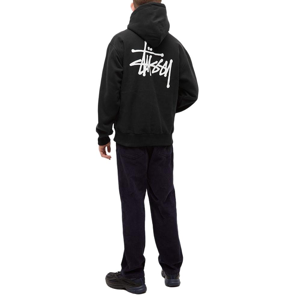 Stüssy Stussy  Vintage Black Knit Hoodie with Solid Letter Design. 1924870-BLAC 圖 4