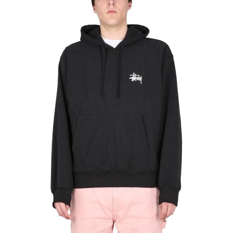 Stüssy Stussy  Vintage Black Knit Hoodie with Solid Letter Design. 1924870-BLAC 圖 5