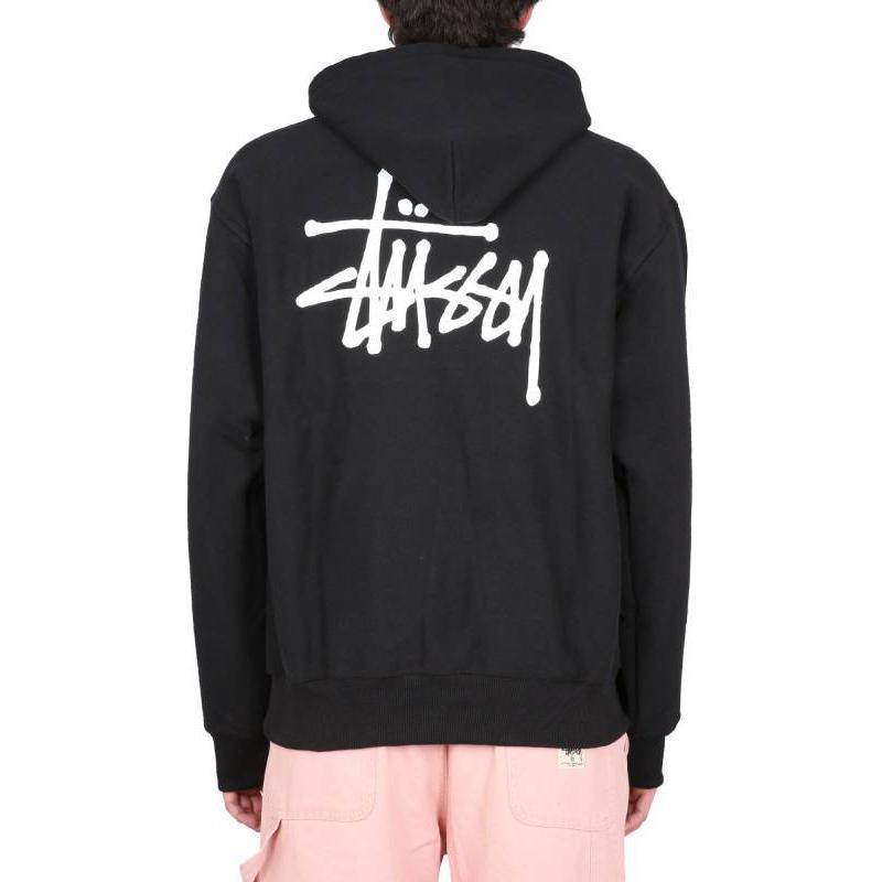 Stüssy Stussy  Vintage Black Knit Hoodie with Solid Letter Design. 1924870-BLAC 圖 6