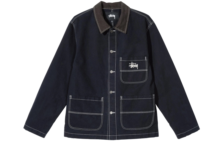 Stüssy Stussy  Vintage Embroidered Logo Multi-Pocket Denim Jacket. 115524 圖 2