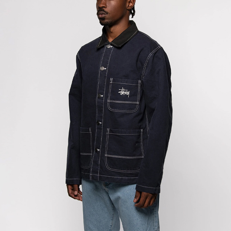 Stüssy Stussy  Vintage Embroidered Logo Multi-Pocket Denim Jacket. 115524 圖 4