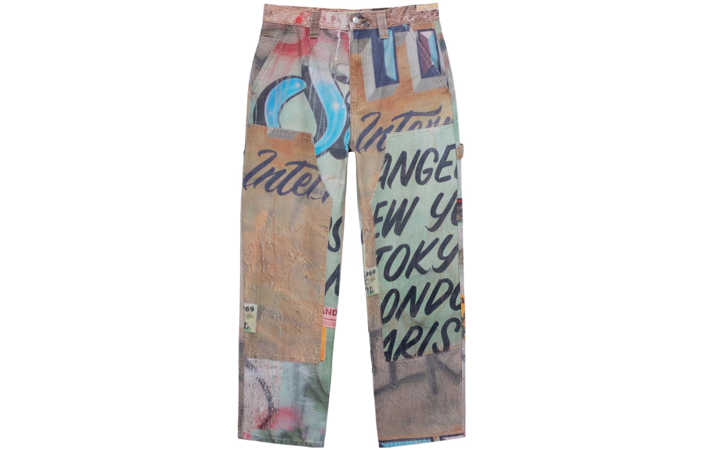 Order Stüssy Stussy Alfonso 多色帆布工作褲 復古嘻哈中性休閒街頭潮流. 116630