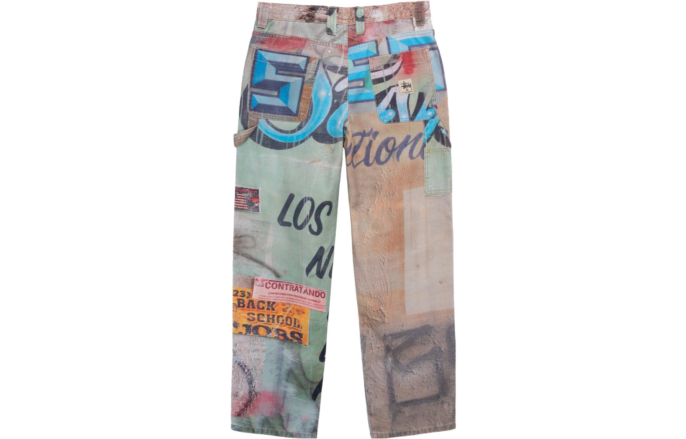 Lookbook Stüssy Stussy Alfonso 多色帆布工作褲 復古嘻哈中性休閒街頭潮流. 116630