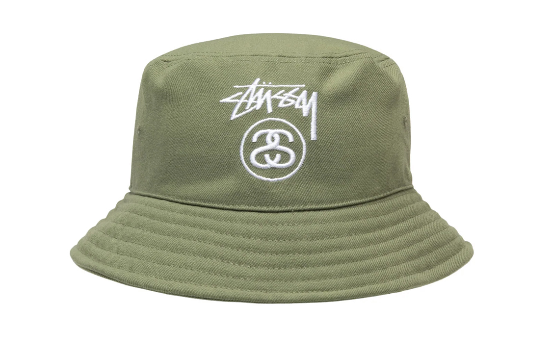Cheap Topi Stüssy Alphabet Pola Polyester Unisex - Hitam/Putih/Hijau/Coklat. 1321175