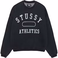 Stüssy Stussy Athletics Crewneck Sweatshirt Vintage Oversized Unisex Fleece Pullover. 118568 Stüssy Stussy Athletics Crewneck Sweatshirt Vintage Oversized Unisex Fleece Pullover. 118568