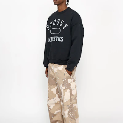 Sudadera Unisex Stüssy Athletics Vintage Oversized de Fleece estilo Crewneck. 118568 5