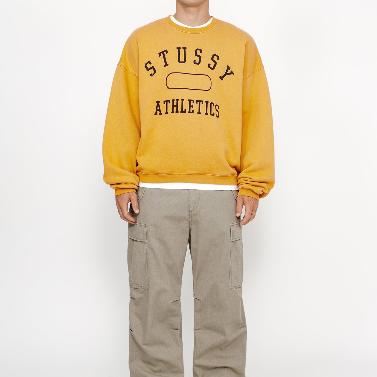 Stüssy Stussy Athletics Crewneck Sweatshirt Vintage Oversized Unisex Fleece Pullover. 118568 圖 16