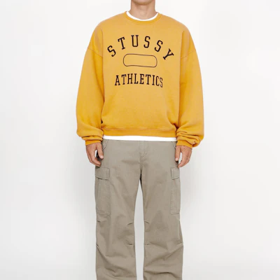 Sudadera Unisex Stüssy Athletics Vintage Oversized de Fleece estilo Crewneck. 118568 8