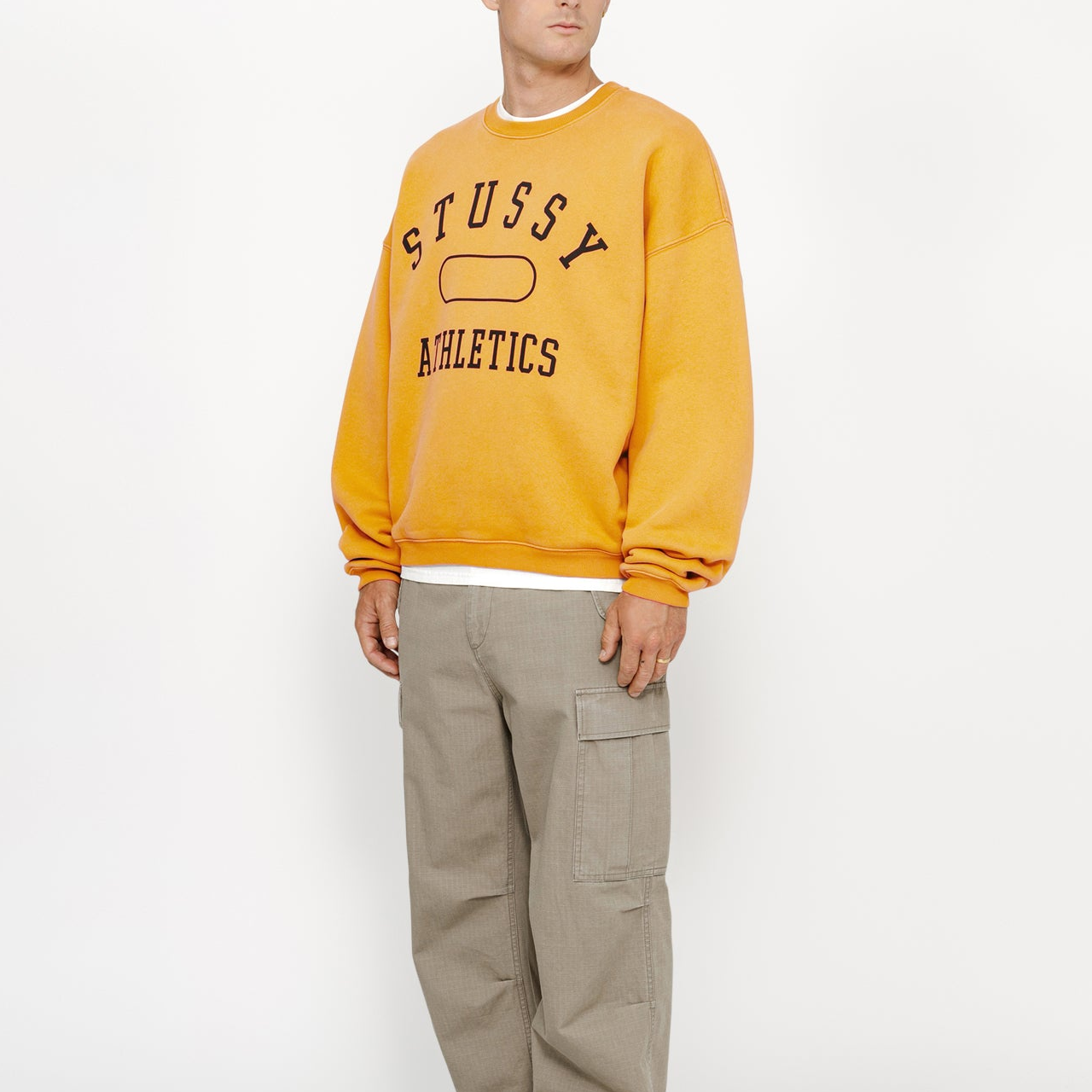 Stüssy Stussy Athletics Crewneck Sweatshirt Vintage Oversized Unisex Fleece Pullover. 118568 圖 17