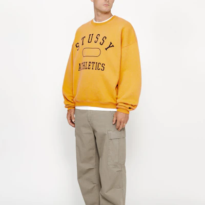Sudadera Unisex Stüssy Athletics Vintage Oversized de Fleece estilo Crewneck. 118568 9