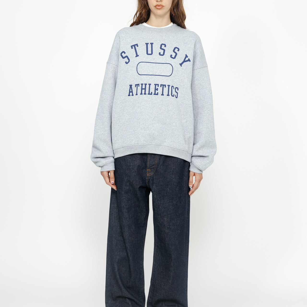 Stüssy Stussy Athletics Crewneck Sweatshirt Vintage Oversized Unisex Fleece Pullover. 118568 圖 4