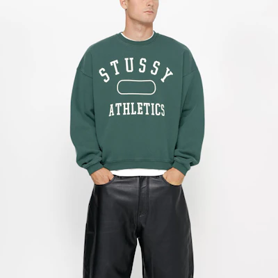 Sudadera Unisex Stüssy Athletics Vintage Oversized de Fleece estilo Crewneck. 118568 Cheap Sudadera Unisex Stüssy Athletics Vintage Oversized de Fleece estilo Crewneck. 118568